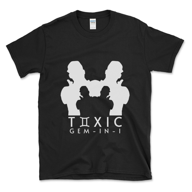Toxic Gem-in-i black t-shirt