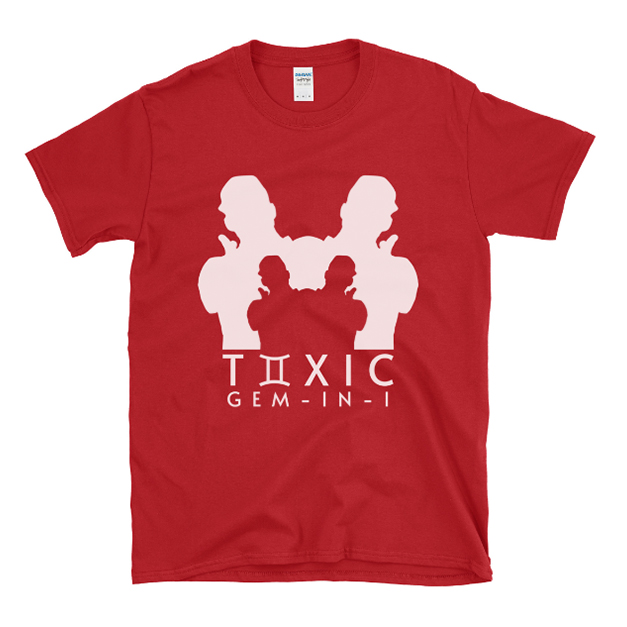 Toxic Gem-in-i red t-shirt